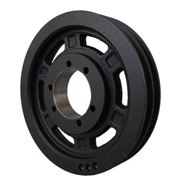 Cast Iron B Belt Cross 8.6 in OD 2 Grooves Sheave
